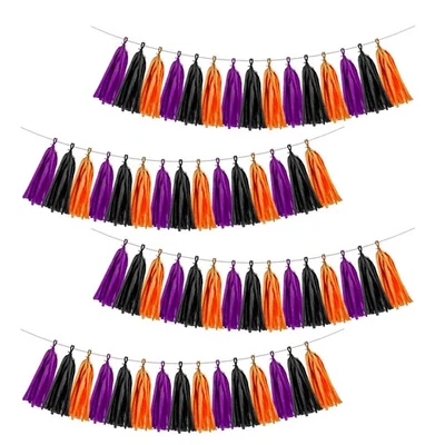  60 Piezas Cumpleaños Colgante Decoraciones Borla Guirnalda Favor Fiesta Papel Borlas Foto 1 de 4