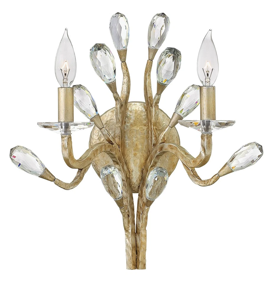 Fredrick Ramond FR46802CPG 2 Light Candle-Style Wall Sconce - Gold - Image 1 of 1