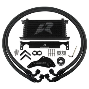 AN10 10 Row Oil Cooler Kit Thermostat Adapter For BMW N54/N55 E60 E61 535i 535xi - Picture 1 of 11