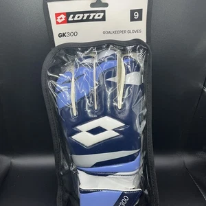 Lotto GK300 Torwarthandschuhe Größe 9 Fußball blau silber Erwachsene Herren - Bild 1 von 5
