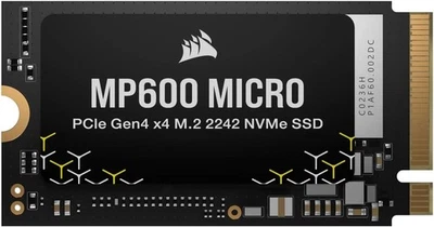 Corsair MP600 Micro 1TB M.2 NVMe PCIe x4 Gen4 2 SSD – M.2 2242 – Bis zu 5.100MB - Bild 1 von 4