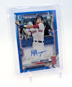 2021 Bowman Draft - Marcelo Mayer - Blue Wave Refractor /150 Auto - #CDA-MM - Picture 1 of 2
