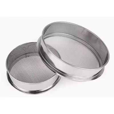 Juego de tamices de prospección de oro 2 piezas 1/4"+1/8" gema clasificadora de fósiles gema- Foto 1 de 4