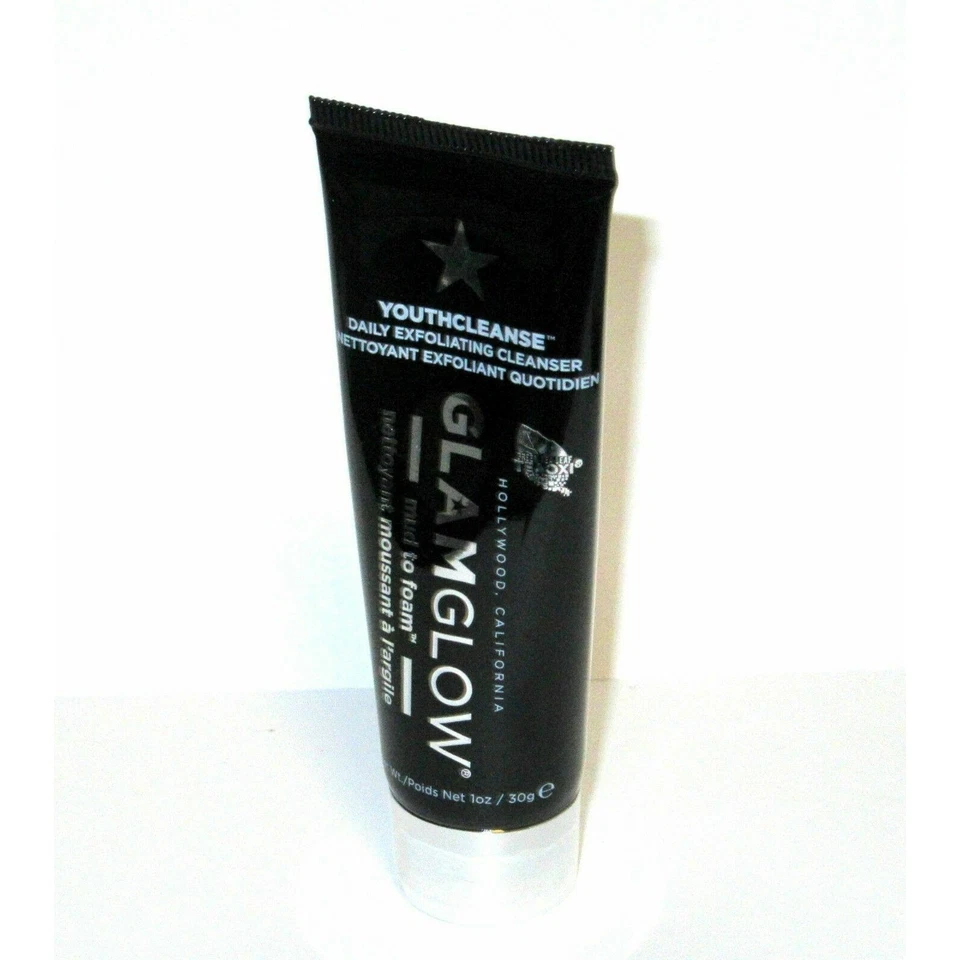Glamglow Youthcleanse Daily Exfoliating Cleanser Mud To Foam 1 oz Travel Size Ne - Image 1 of 2