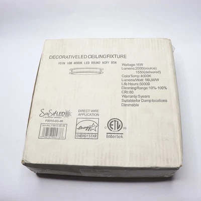 Sunset Lighting Light Bright Flush Mount Satin Nickel F9910-80-4K - Image 1 of 4