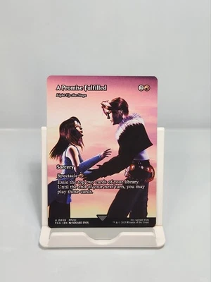 A Promise Fulfilled-Light Up the Stage Alt Art Borderless Final Fantasy FCA MTG - Image 1 of 4