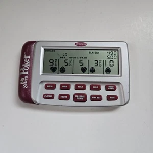 Vintage Radica Big Screen Poker Handheld elektronisches Spiel GETESTET und funktioniert 1995 - Bild 1 von 5