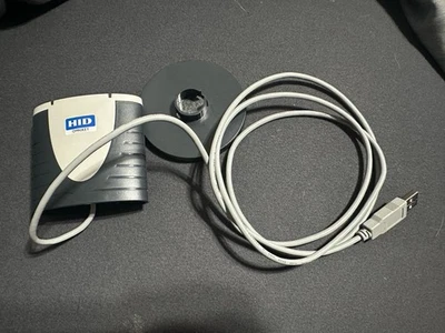 HID R31210320-01 OMNIKEY 3121 USB 3.0 GRAY SMART CARD READER - Image 1 of 2