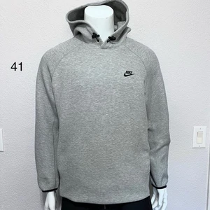 Nike Tech Fleece Hoodie heather Gray Mens Size XL (FB8016-063) Tunnel Pockets - Picture 1 of 11