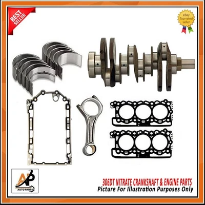 FOR LAND ROVER RANGE ROVER DISCOVERY 306DT 3.0 NITRATE CRANKSHAFT + REBUILD KIT - Image 1 of 3