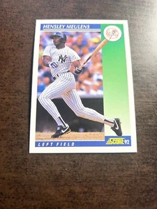 1982 Score Baseball Card Hensley Meulens C106 - Picture 1 of 12