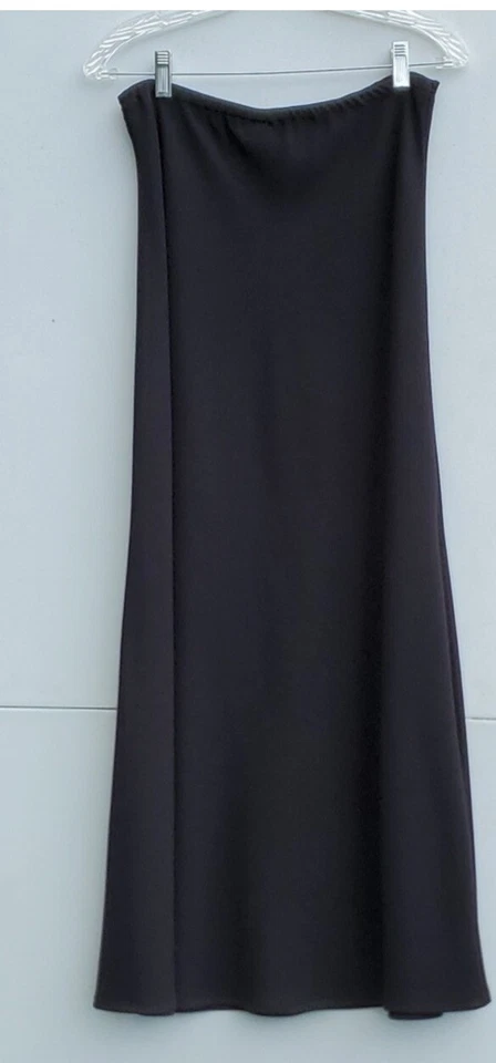 Falda negra de seda Harari 2X nueva Foto 1 de 1