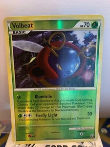 Pokémon JCC Volbeat 82/102 Holo inverso común HS triunfante LP/NM - Imagen 1 de 2