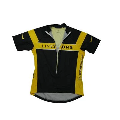 Nike Cycling Jersey Shirt Womens XL Lance Armstrong Livestrong Race Made Italy - Image 1 of 4