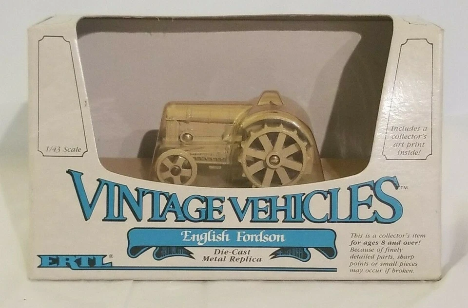 Vintage ERTL Vintage Vehicles English Fordson Tractor 1/43 Scale NIB - Image 1 of 4