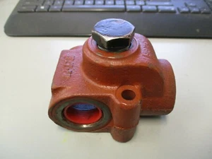 Case IH 8380 Mower Conditioner Poppet Relief Valve Center Pivot OEM NEW WM03A - Picture 1 of 8