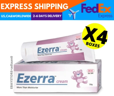 Crema EZERRA (50G) X 4 tubos, para niños dermatitis atópica y piel sensible Foto 1 de 4