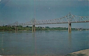 Postkarte Missouri River Highway 47 Washington Bridge unbespielt - Bild 1 von 2