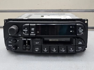 🔥02-07 Chrysler Jeep Dodge Car Truck Radio AM FM CD Player Aux Input RBK Digita - Imagem 1 de 4