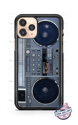 Boombox Reproductor de Cassette Jambox Estuche de Teléfono Vintage para iPhone 14 Samsung Google 3 Foto 1 de 4