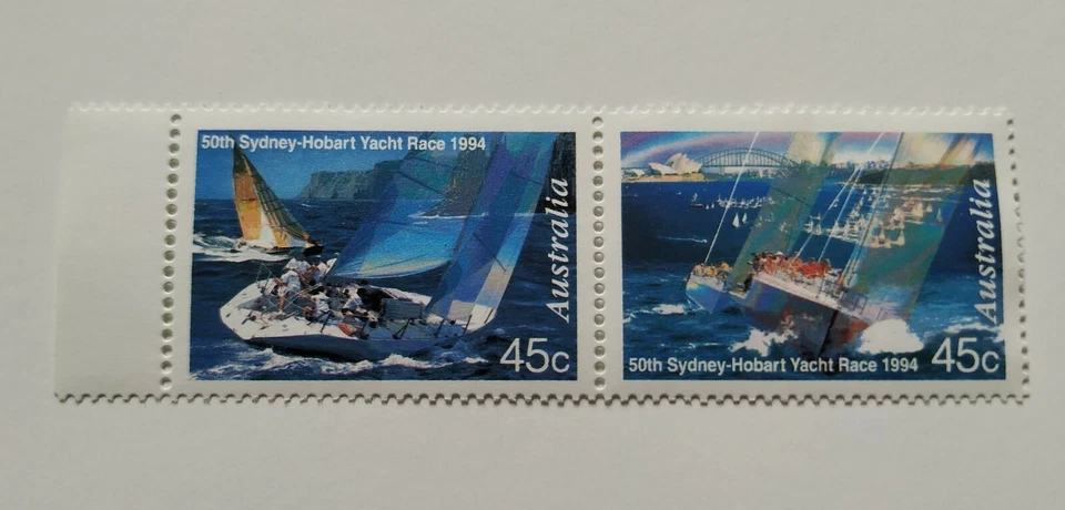 1994 Australia Sailing Ship Yacht Race 2v Stamps (Se-tenant pair) Lot A - Image 1 of 2