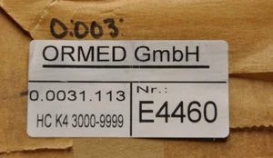 ARTROMOT K3 KNEE CPM HAND CONTROLLER Ref 0.0031.113 ORMED GMBH E4460 - Picture 1 of 4
