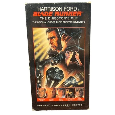 Blade Runner Harrison Ford VHS Movie Sci-Fi Action The Directors Cut Adventure - Image 1 of 4