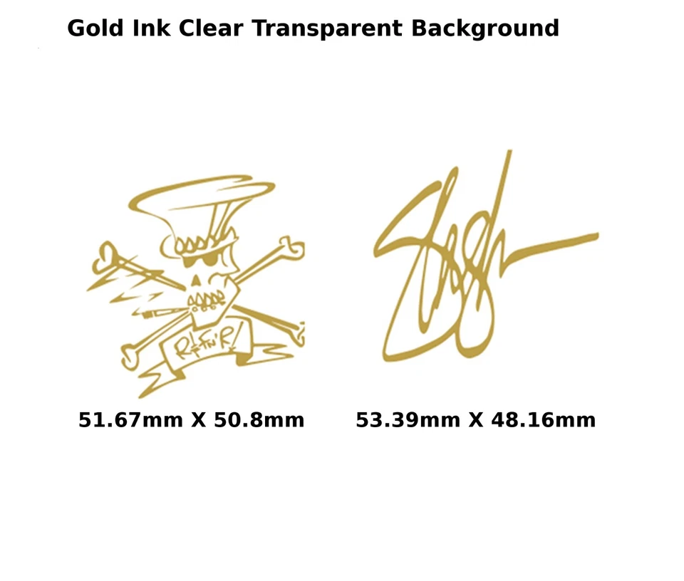 Guitarra Gibson Slash Calcomanía Cabezal Culata Restauración Tobogán Acuático Logo 322 Foto 1 de 1