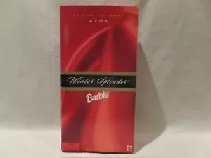 VINTAGE 1998 MATTEL--AVON--"WINTER SPLENDER" BARBIE--EXCLUSIVE-----19357 - Picture 1 of 11