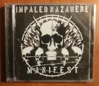 Impaled Nazarene ‎Manifest CD Sarcófago Beherit Carpathian Forest Marduk Sodom - Imagem 1 de 2