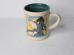 Disney Eeyore & Bluebird Mug "Time For a Little Something" 16 Oz Winnie The Pooh - Picture 1 of 4