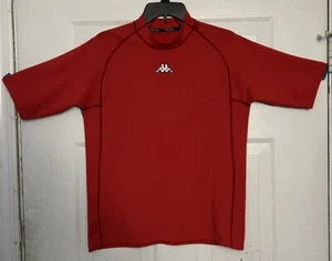 Kappa Mock Neck Compression Shirt Men's Size Small Stretch Rash Guard - Picture 1 of 10