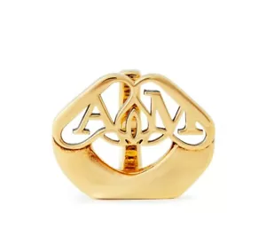 ALEXANDER McQUEEN SIEGEL LOGO RING MADE IN ITALY 780992J160K8500 - Bild 1 von 3