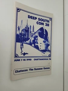 1990 Deep South Con Sommerspiele Chattacon Science-Fiction-Führer Programm Fantasy - Bild 1 von 7