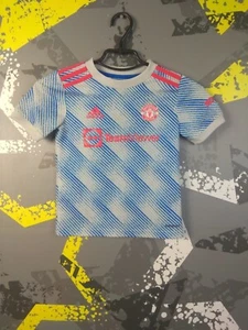 Manchester United Jersey Away football shirt 2021 - 2022 Adidas YOUNG 2XS ig93 - Picture 1 of 9