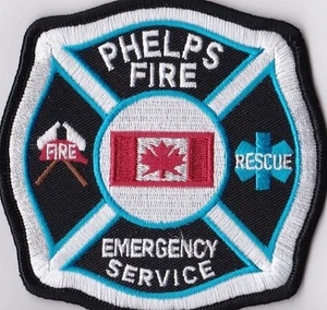 Phelps Fire Emergency Service Canada Firefighter Patch  - Bild 1 von 1