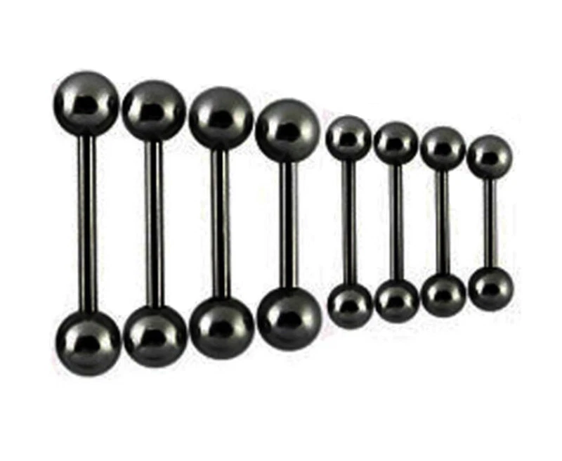 2 PZ Acciaio Chirurgico Ferro Di Cavallo Circolare Barbell 16g 5/16 8mm - Foto 4