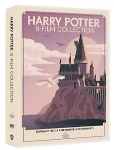 HARRY POTTER 1-8 DVD TRAVEL ART EDITION WITH POSTCARDS, IMPORT, NEW+SEALED. - Picture 1 of 3