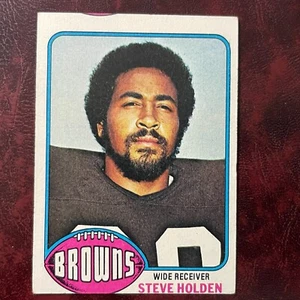 1976 Topps Set STEVE HOLDEN CHARLIE HALL MISCUT CARD #167 BROWNS - EX-MINT - Picture 1 of 2