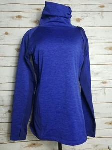 Eddie Bauer Damen Gr. M indigo/lila/bläulich Langarm Pullover sportlich Oberteil - Bild 1 von 3