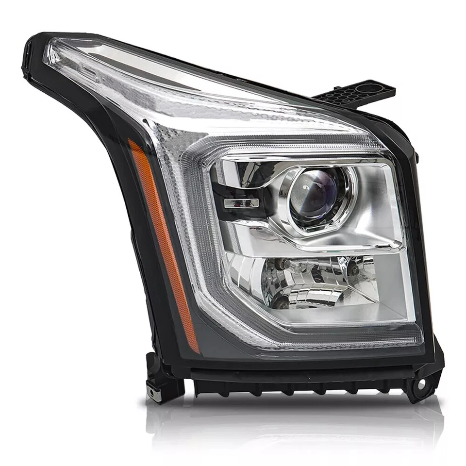 For 2015-2017 GMC Yukon Halogen LED DRL Projector Headlight Passenger With Bulb - Imagem 1 de 1