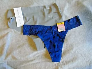 Mit Etikett 3 Medium Panty Calvin Klein Tanga & Jenni Lace Thong NEU - Bild 1 von 9