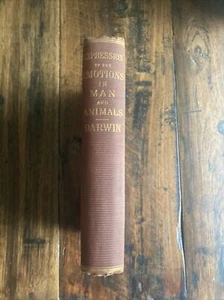 Charles Darwin / THE EXPRESSION OF EMOTIONS IN MAN AND ANIMALS 1st Edition 1873 - Picture 1 of 12
