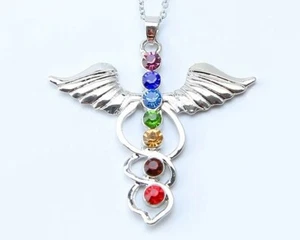 Angel Chakra Pendant Jewelry with sterling silver chain - Bild 1 von 2