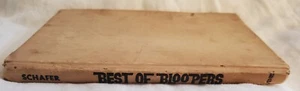 Vintage Best Of Bloopers Hard Cover Book 1973 Schafer - Picture 1 of 10