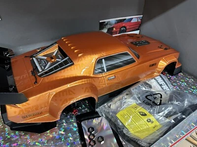Оранжевое роликовое шасси ARRMA 1/7 FELONY 6S BLX Street Bash Muscle Car ARA7617V2T2 - Изображение 1 из 4