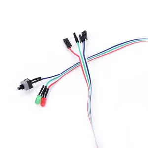 Case desktop ATX power on switch cable reset with HDD LED light for computer _in - Picture 1 of 8
