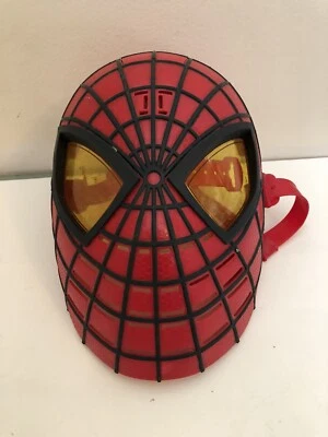 2012 Marvel Hasbro Spiderman Mask Sound Effect 10 x 7" Adjustable Cosplay   - Image 1 of 4
