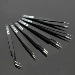 PRO RHINO ESD Tweezers Electro-Static Discharge for Repairing Watch Phone - Picture 1 of 16