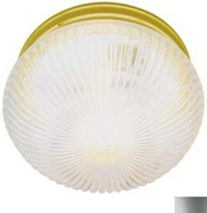 Brand New Trans Globe 10 Inch Flush-Mount Polished Brass- 3640 - Picture 1 of 3